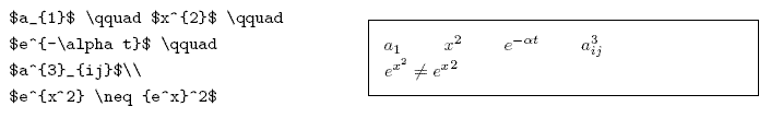 Latex中常见数学符号的代号